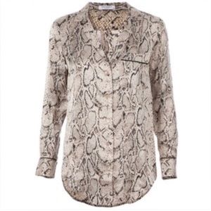 Equipment XS snake print dress